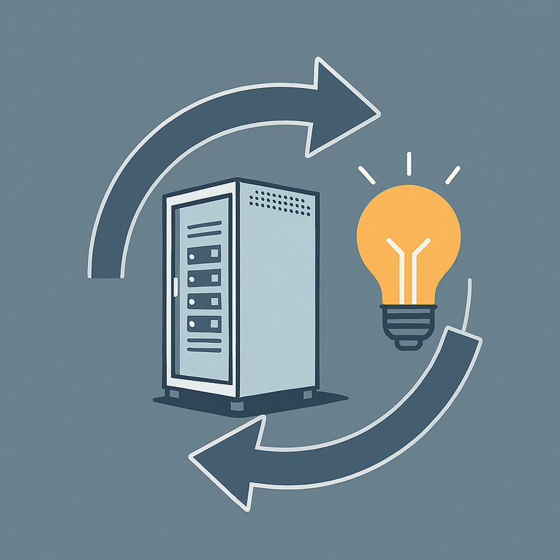 Overview page explaining the technical principles behind Lehmann IT server cabinets, including acoustic insulation, smart cooling, airflow control, and secure construction. Designed to help users understand product functionality, customization options, an