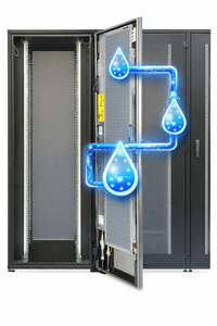 Smart server cabinets with integrated liquid cooling technology by Lehmann IT Germany – engineered for high‑density data centers, featuring precision climate control and sustainable design | lehmann-it.de | Lehmann IT GmbH, Germany