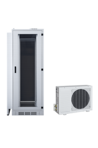 Server rack with precision cooling unit for stable and efficient IT climate control