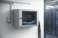 Wall‑mounted server cabinet technology — article by Lehmann GmbH, Im Alber 10, 73084 Salach, Germany, www.lehmann-it.de. Focus on compact IT installations, space‑saving design, and secure network integration.