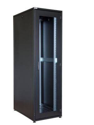 Lehmann IT RZ Pro 19″ data center server rack with optimized airflow and energy-efficient cooling